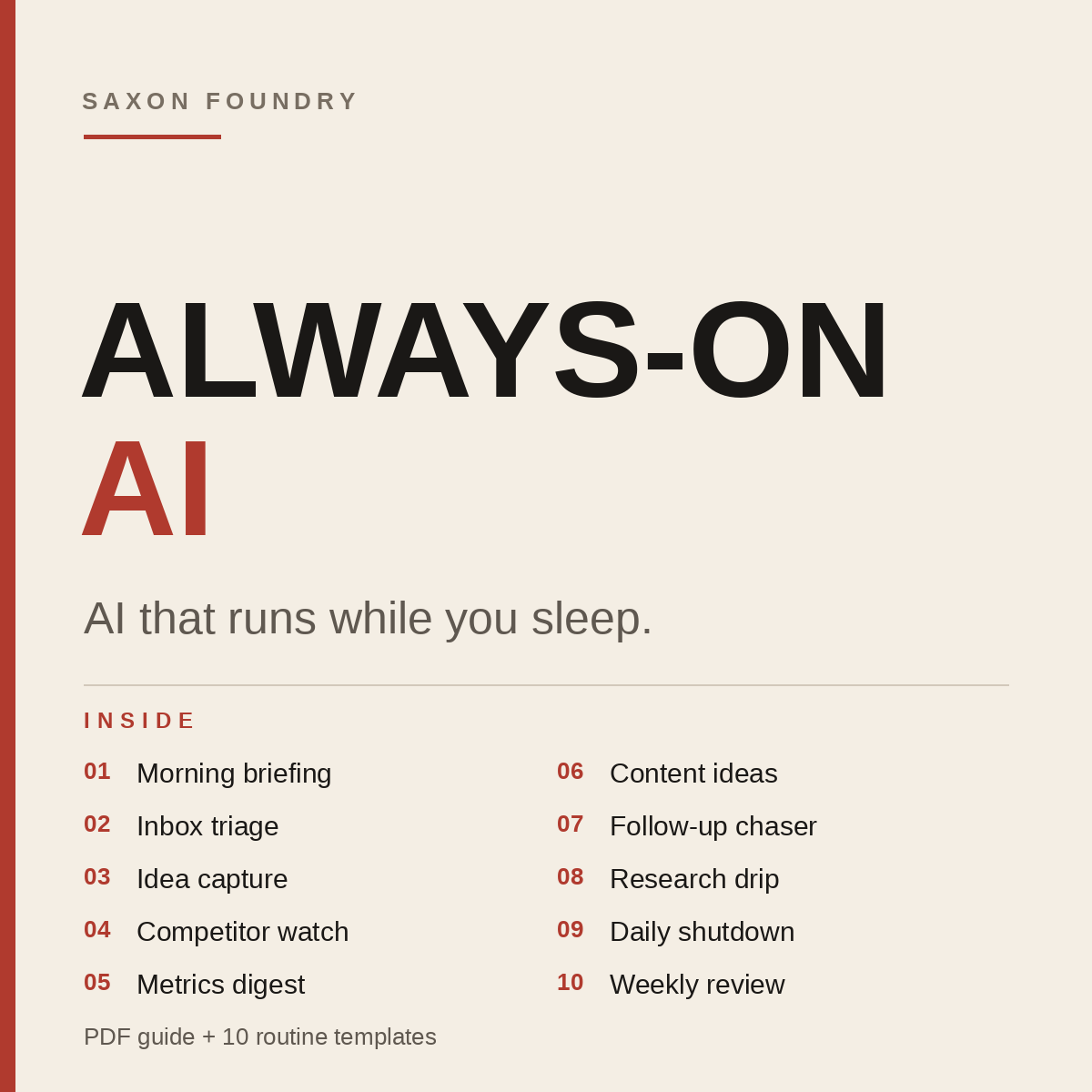 Always-On AI: AI That Keeps Working After You Close the Laptop